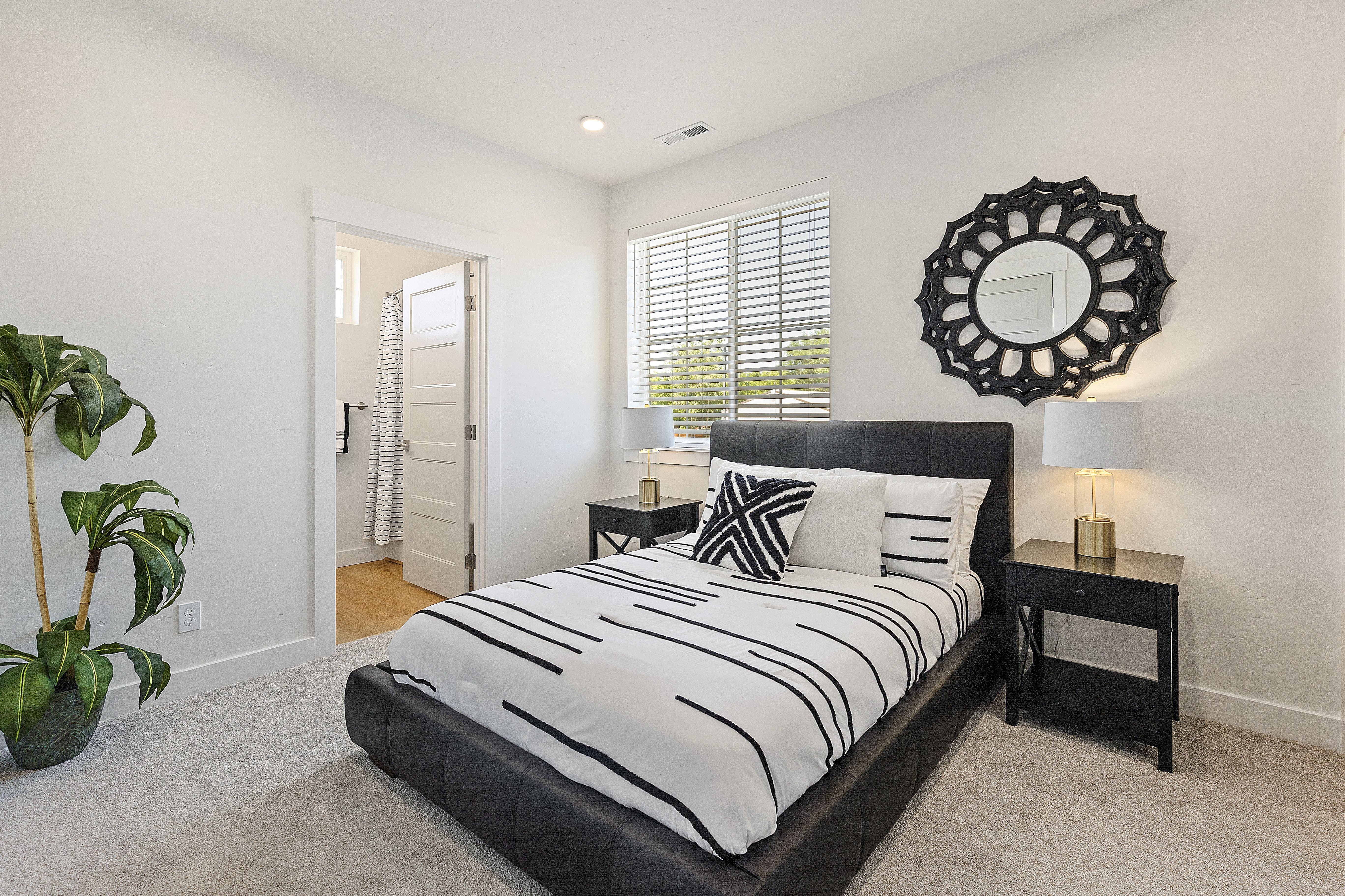 Comfortable Bedroom at Alante Homes at Lake Hazel, Boise, ID, 83709
